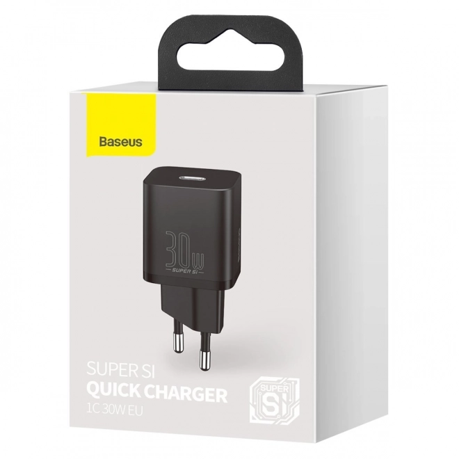 Baseus Super Si Quick Charger 1C 30W (černá)