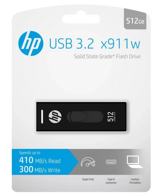 Flash disk HP USB 3.2 512GB HPFD911W-512