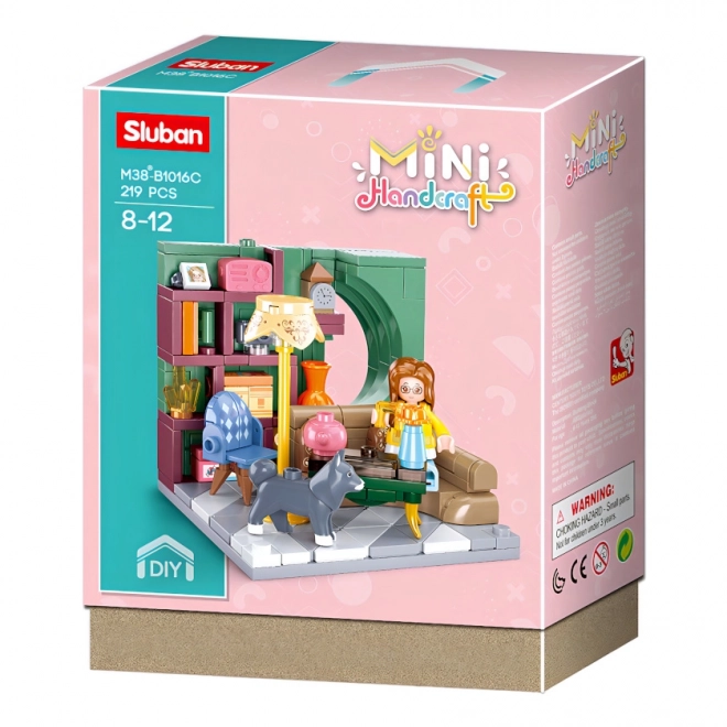 Sluban Girls Dream Mini Handcraft M38-B1016C Obývácí pokoj