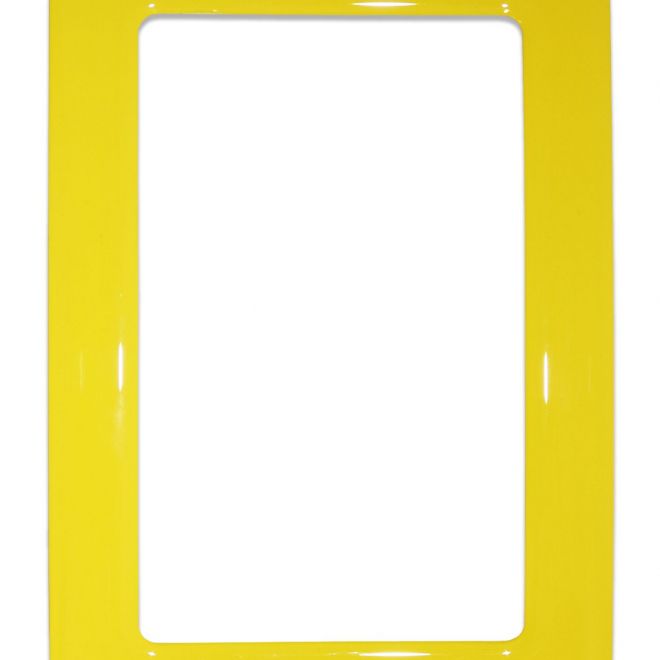 Magnetický samolepicí rámeček velikosti 12,3x8,1 cm - žlutý