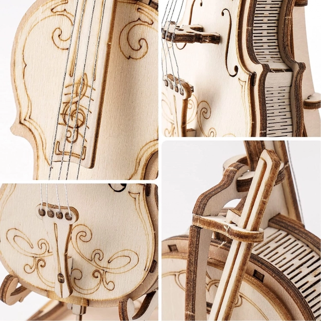 Violoncello - 3D dřevěná stavebnice