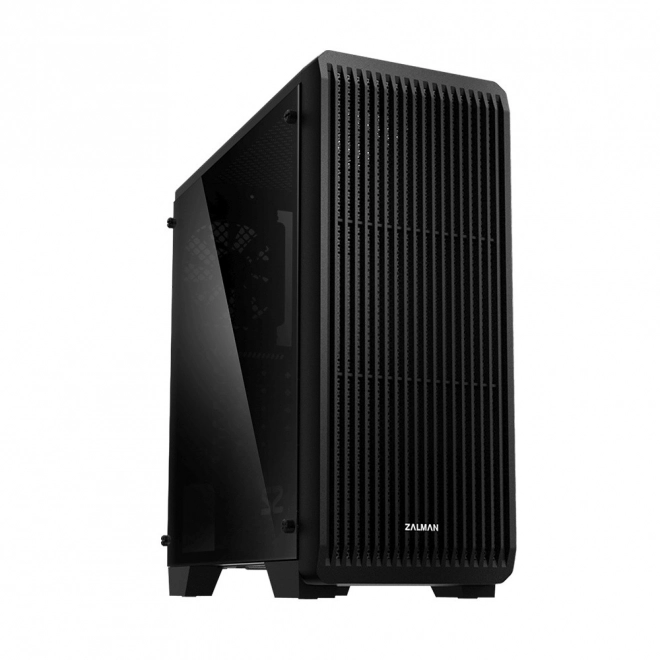 S2 TG ATX Mid Tower PC Case TG ventilátor x3