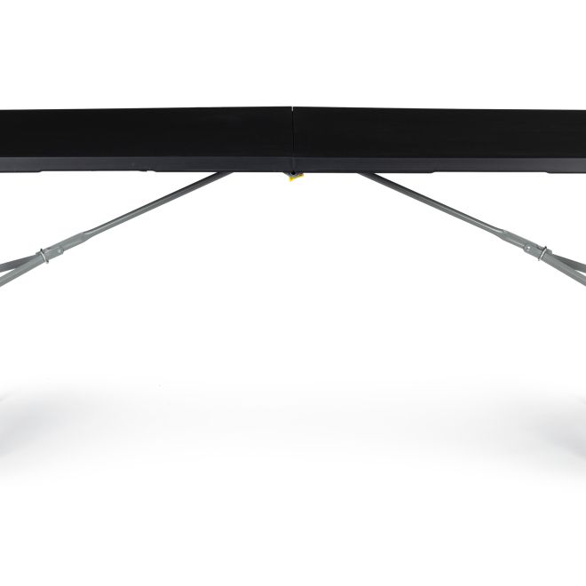 Skládací zahradní banketový stůl 180 cm - černý