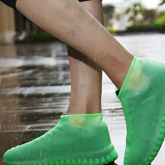 Gumové nepromokavé chrániče bot velikosti "35-39" - zelená