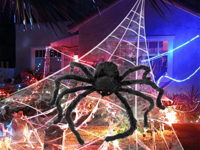 Halloween pavouk obří tarantule dekorace