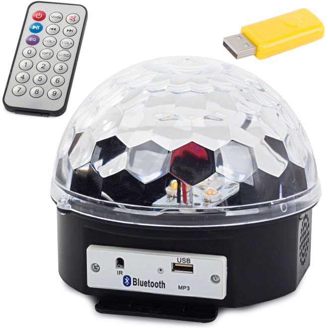 Led disco ball mp3 usb projektor bluetooth