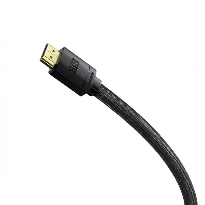 Kabel HDMI 2.1 řady High Definition, 8K 60Hz, 3D, HDR, 48Gbps, 2m (černý)