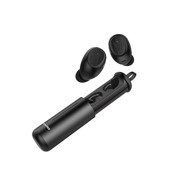 Sluchátka Bluetooth 5.0 T55 TWS + dokovací stanice Černá