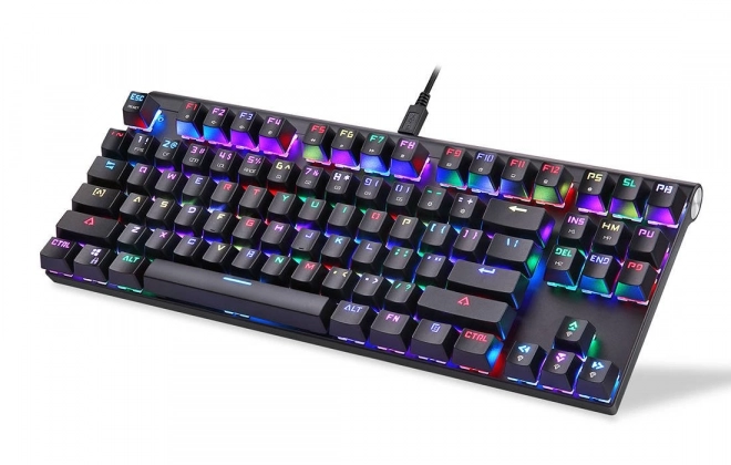 Mechanická herní klávesnice Motospeed CK101 RGB (černá)