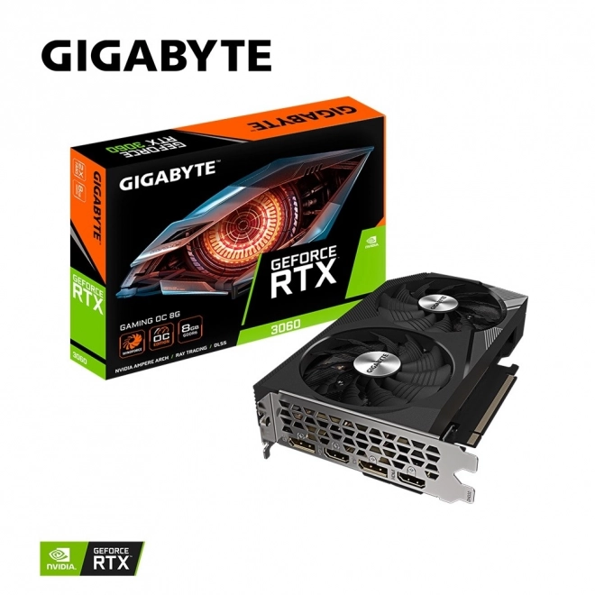 Grafická karta GeForce RTX 3060 Gaming OC 8GB GDDR6 128bit 2DP/2HDMI