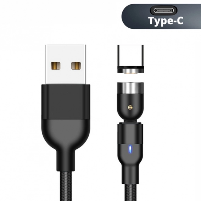 Magnetický úhlový kabel USB C 2 m MCE475