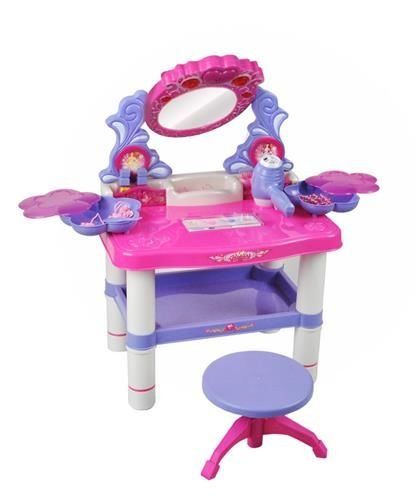 Dětský toaletní stolek se židličkou