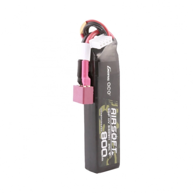 Gens Ace Lipo 800MAH 11.1V 25C 3S1P Airsoft Gun Lipo baterie s T (Deans) konektorem