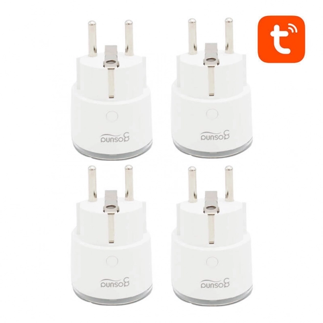 Chytrá zásuvka WiFi Gosund SP111 3680W 16A, Tuya 4-pack