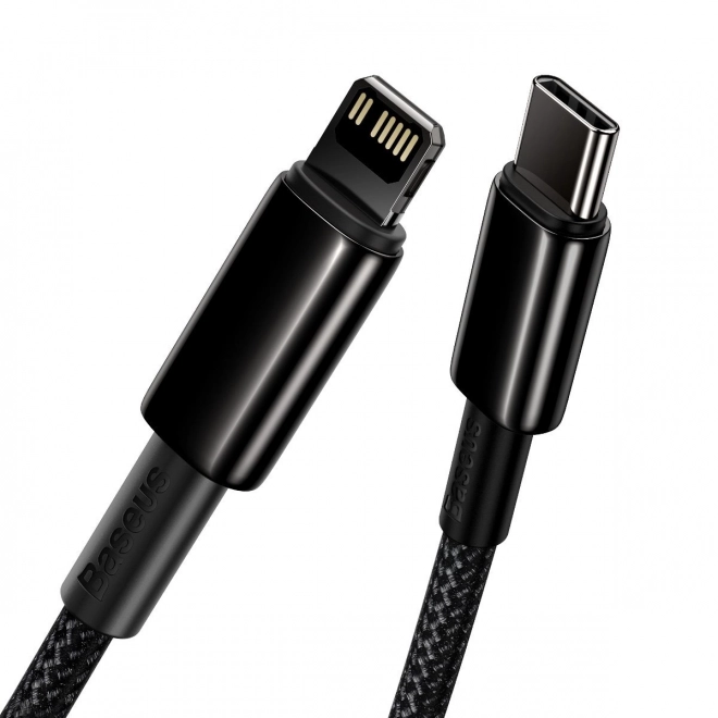 Baseus Tungsten Gold Cable Type-C to iP PD 20W 1m (černý)