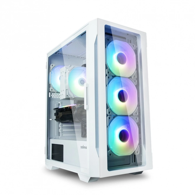 I3 Neo TG White Mid Tower RGB 4x ventilátor, bílý