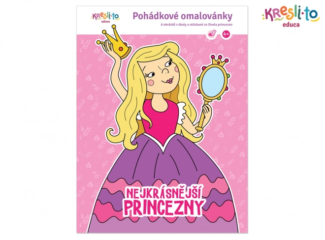 Pohádkové omalovánky Nejkrásnější princezny