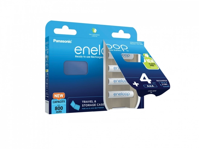 Nabíjecí baterie Eneloop AAA 800 mAh 4 ks + krabička