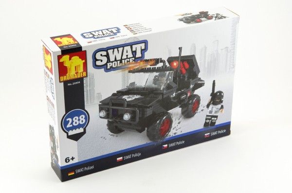 Stavebnice Dromader - SWAT policejní auto 288 ks