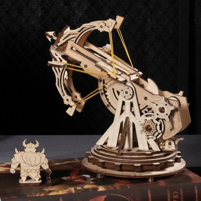 RoboTime 3D dřevěné mechanické puzzle Obléhací balista