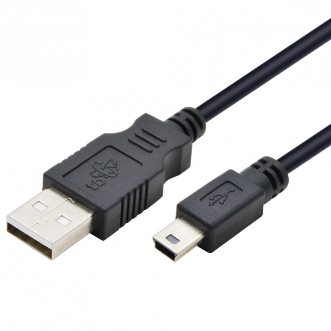 USB - Mini USB kabel 1,8 m. černý