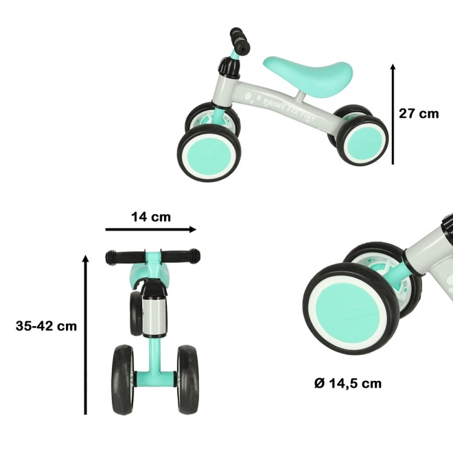 Trike Fix Malá tyrkysová terénní tříkolka