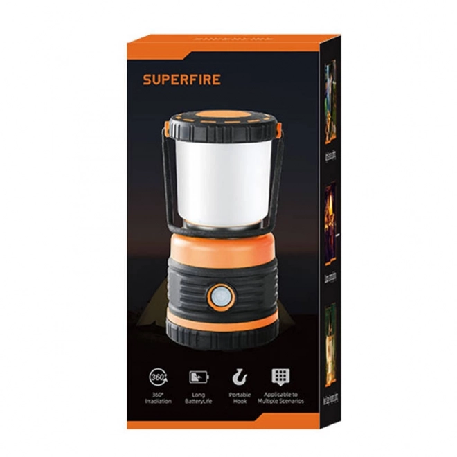 Kempingová lampa Superfire T39, 12 W, 850 lm