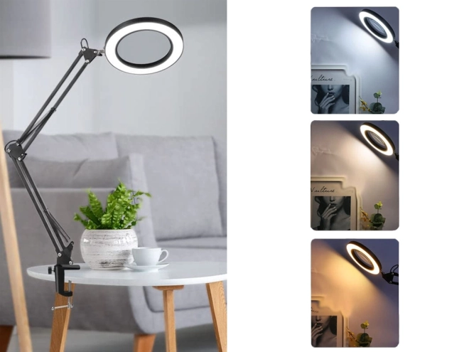 Kosmetická LED zvětšovací lampa