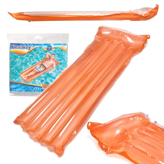BESTWAY 44013 Nafukovací plavecká matrace oranžová