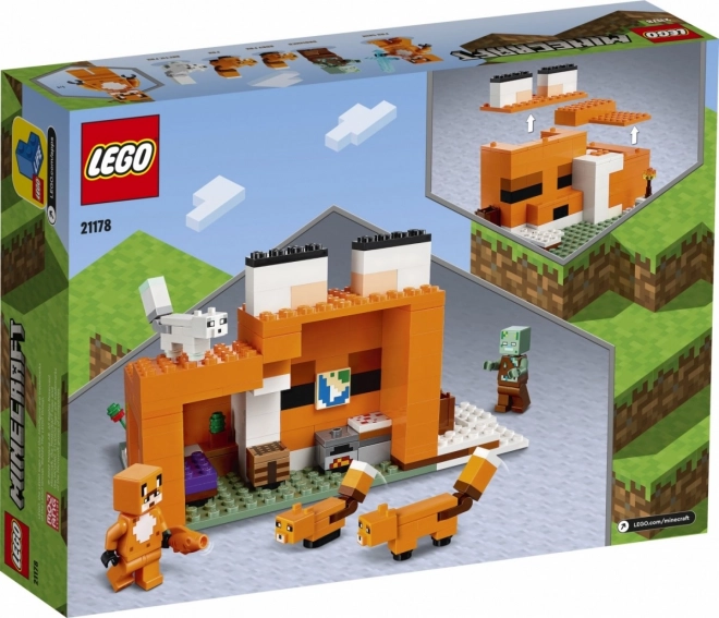 LEGO Minecraft 21178 Liščí domek