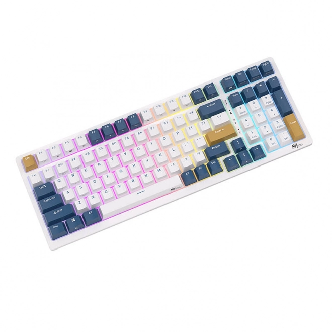 Mechanická klávesnice Royal Kludge RK98 RGB, červený spínač (modrý)