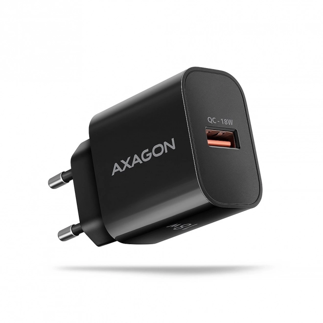 ACU-QC18 QC 18W síťová nabíječka, 1x port USB-A, QC3.0/AFC/FCP/SMART černá