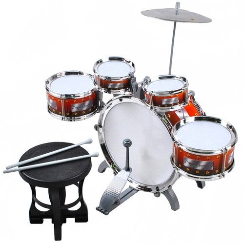 Dětské bicí sada - dětské bubny XL se stoličkou