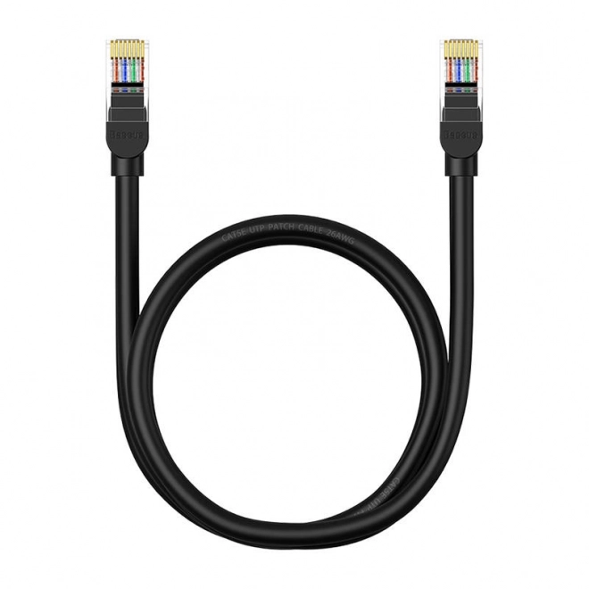 Síťový kabel Baseus Ethernet CAT5, 1 m (černý)