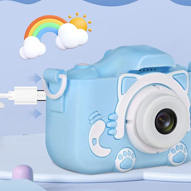 Digitální fotoaparát pro děti s hrami fotoaparát hry kočka