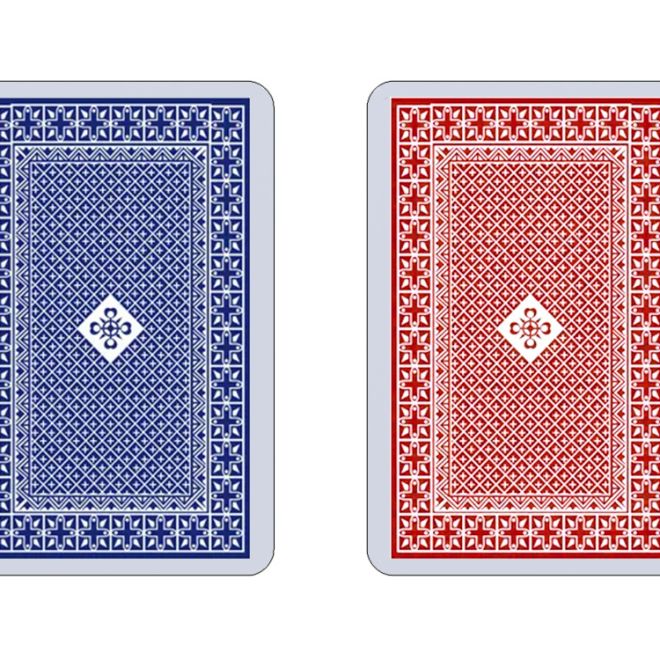 Balíček pokerových karet s povrchovou úpravou 54 ks