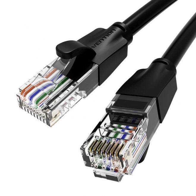 UTP CAT6 Vention IBEBS RJ45 Ethernetový kabel 1000Mbps 25m černý