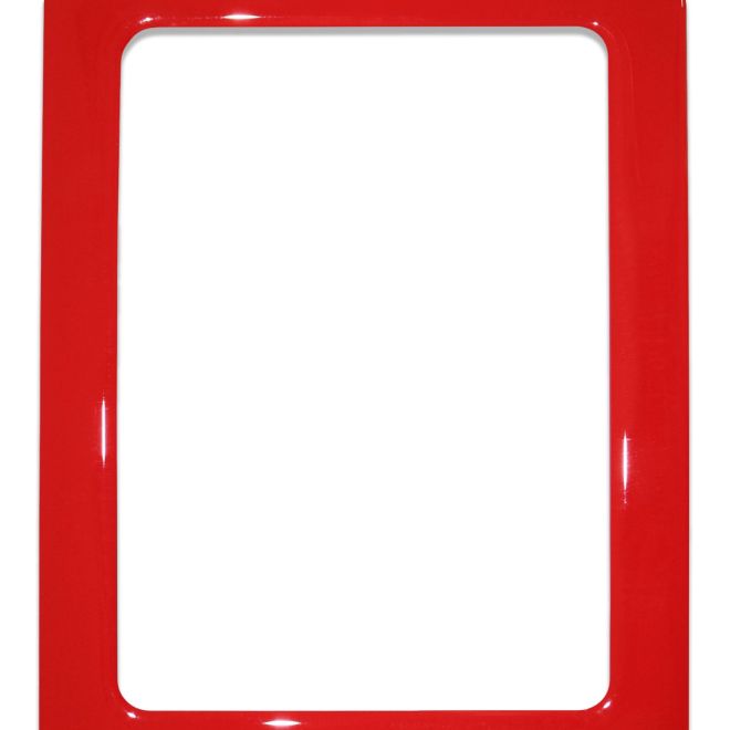 Magnetický samolepicí rámeček velikosti 16,0x11,8 cm - červený