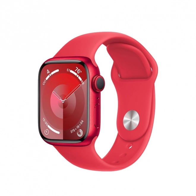 Hodinky Series 9 GPS, 41mm slitinový kryt v (PRODUCT)RED edici se sportovním řemínkem v (PRODUCT)RED edici - M/L