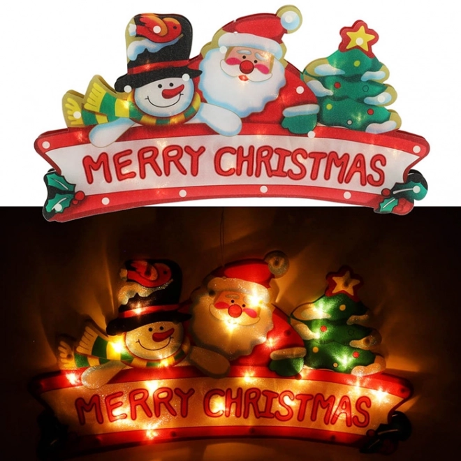 Vánoční LED dekorace Merry Christmas 45 cm