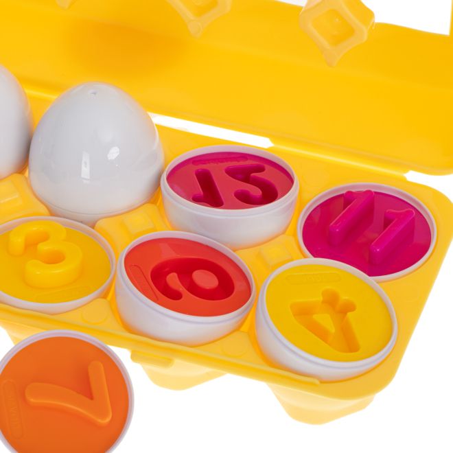 Dětská vkládačka vajíčka - čísla 12ks