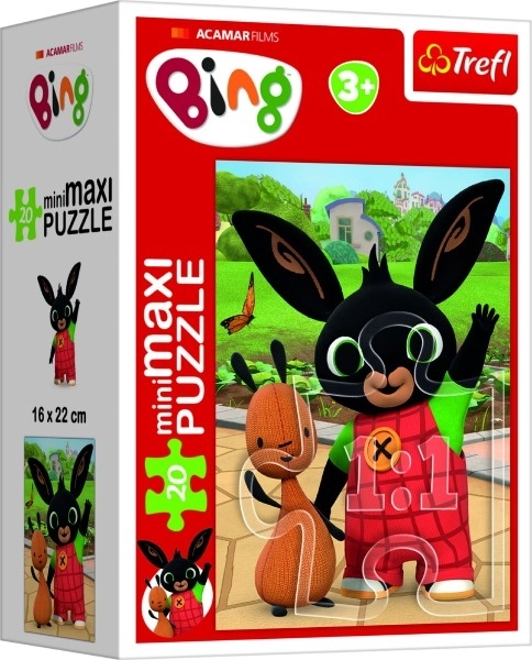 Minipuzzle miniMaxi 20 dílků Bingovi přátelé/Králíček Bing