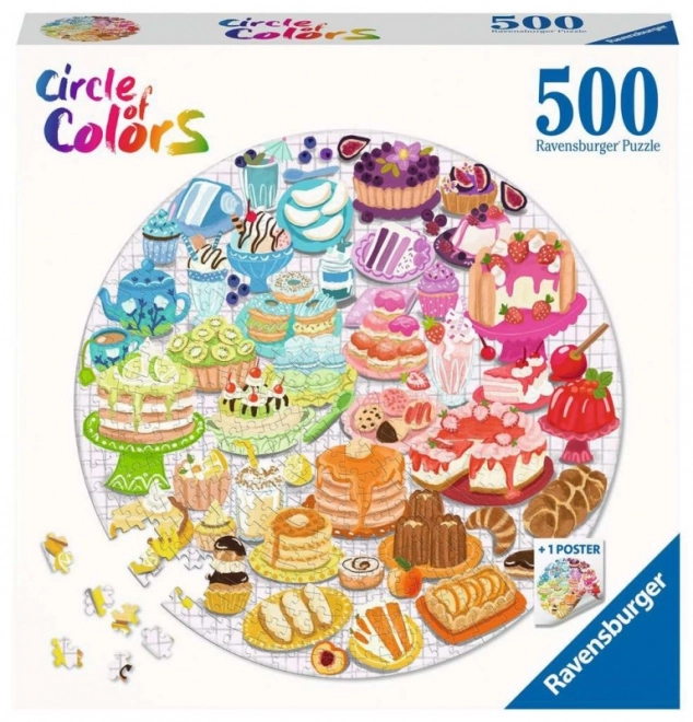 Puzzle 500 prvků Dezerty