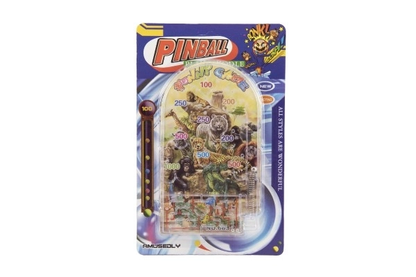 Pinball ZOO hlavolam plast 9x16cm 2 druhy na kartě