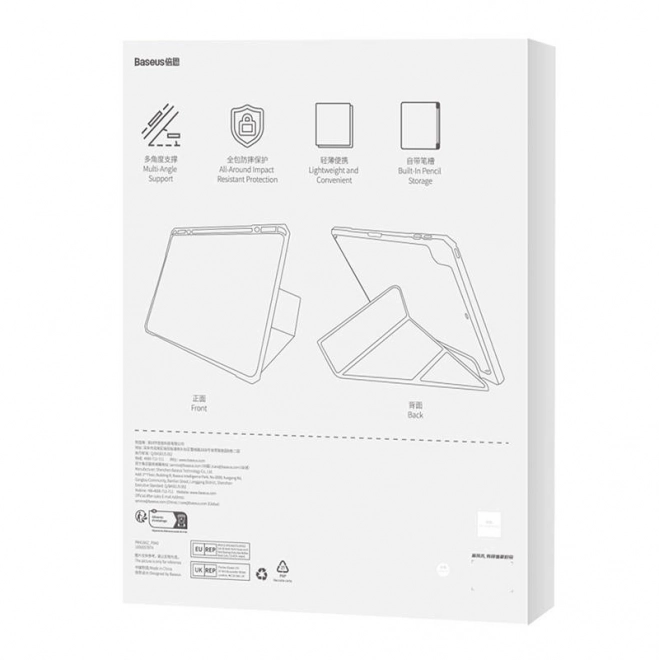 Baseus Minimalist Series ochranné pouzdro pro IPad Air 4/Air 5 10,9" (modré)