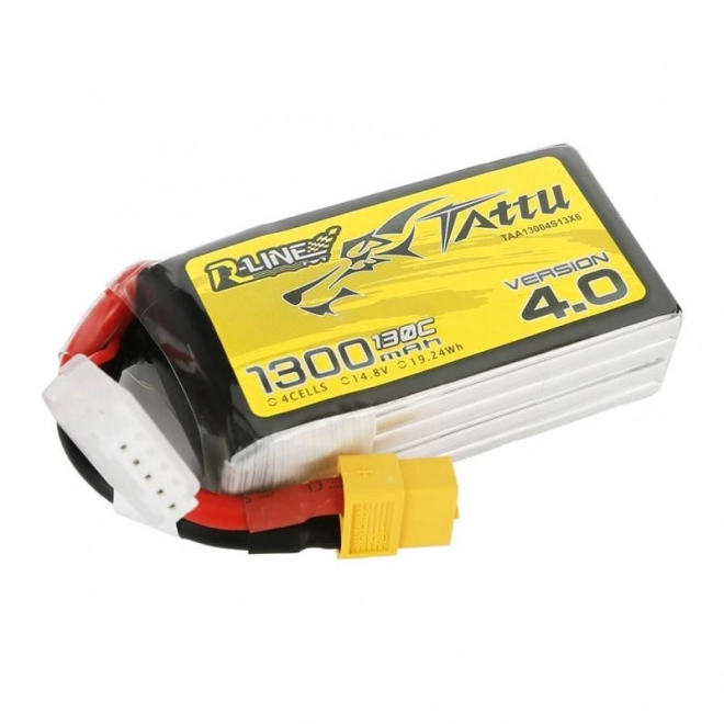 Baterie Tattu R-Line verze 4.0 1300mAh 14,8V 130C 4S1P XT60