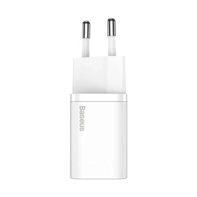 Baseus Super Si Quick Charger 1C 20W s kabelem USB-C pro Lightning 1m (bílá)