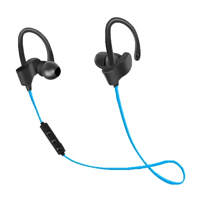 Sportovní sluchátka do uší Bluetooth Černo-modrá