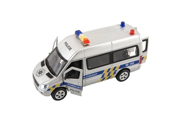 Policejní auto se světlem 15 cm