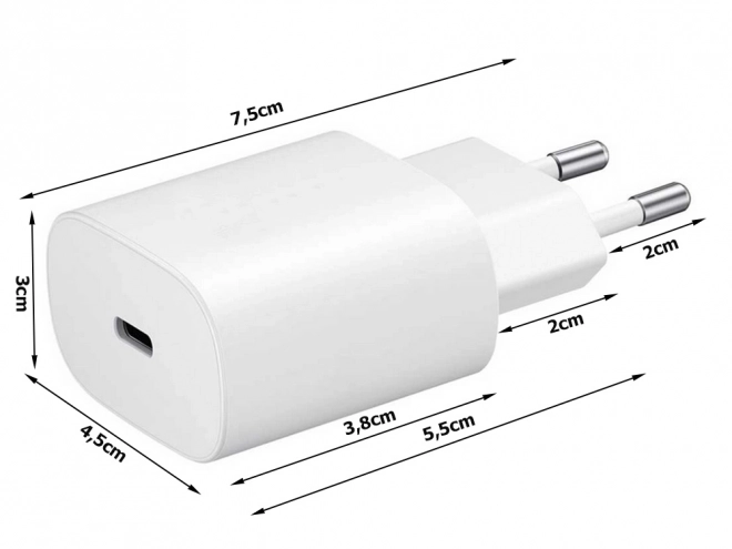 Tenká nabíječka USB-C 20W